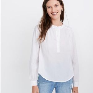 NWT Madewell white blouse, size small